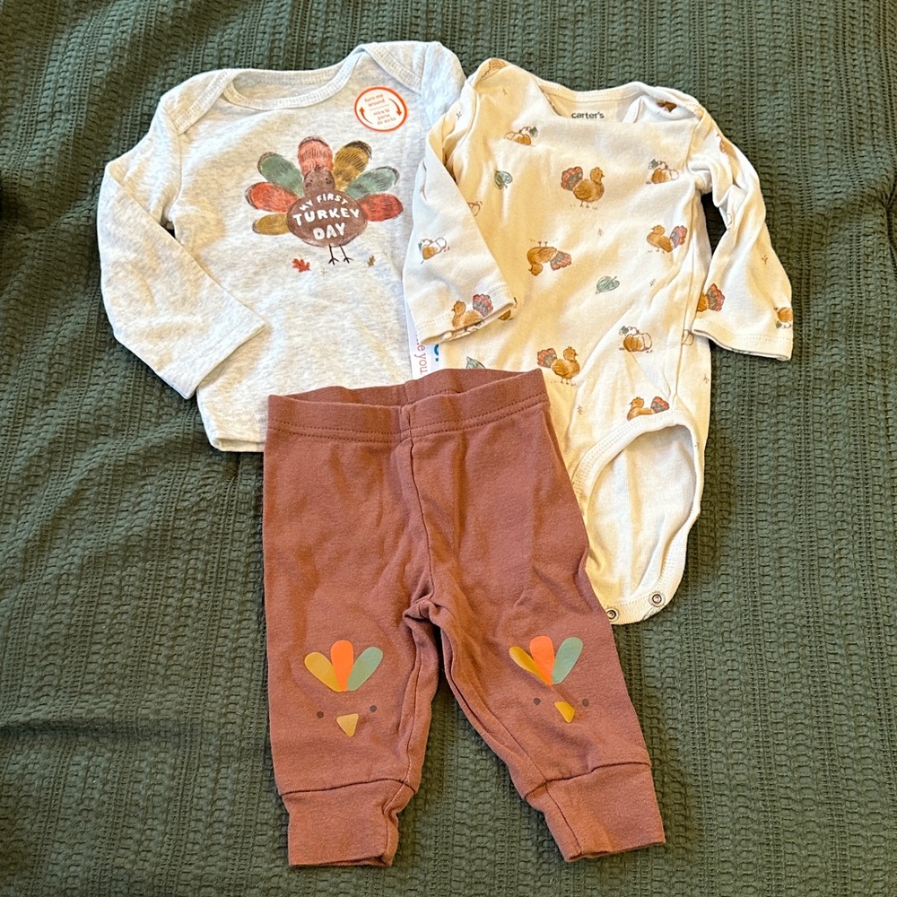 Carter's First Thanksgiving Baby Outfit Set, 6m